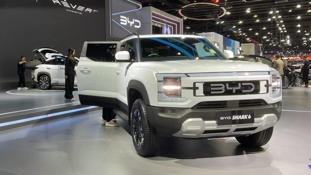 رونمایی از پیکاپ هیبریدی شارژی BYD Shark 6