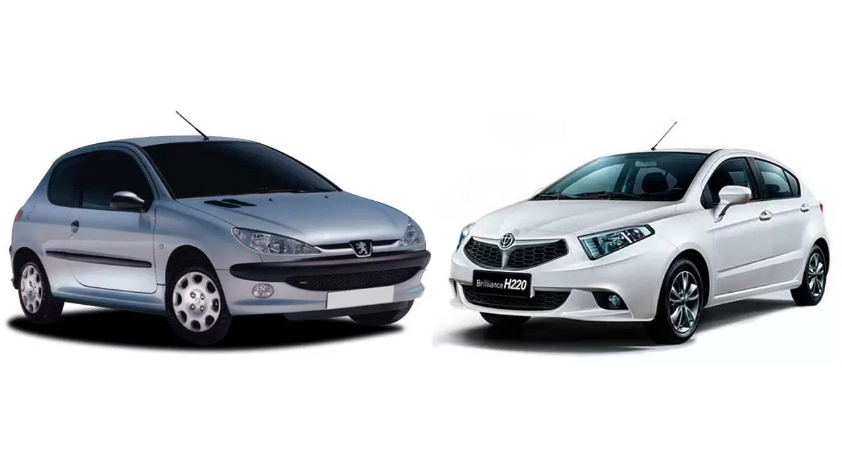 مقایسه خودرو برلیانس و پژو 207