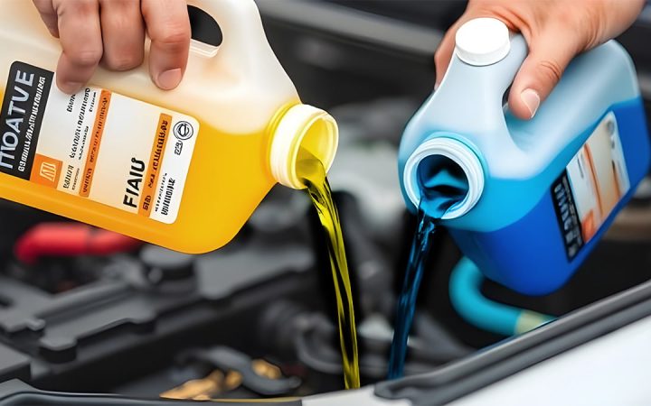 تفاوت روغن ترمز آبی و زرد