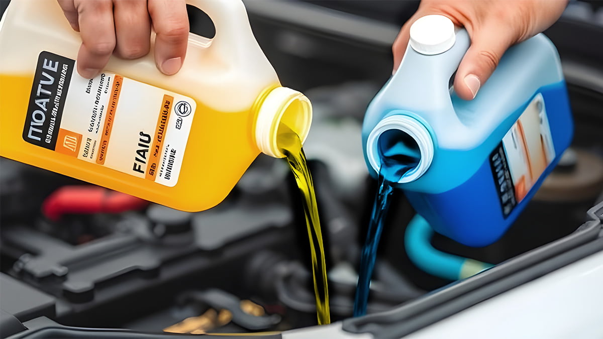 تفاوت روغن ترمز آبی و زرد