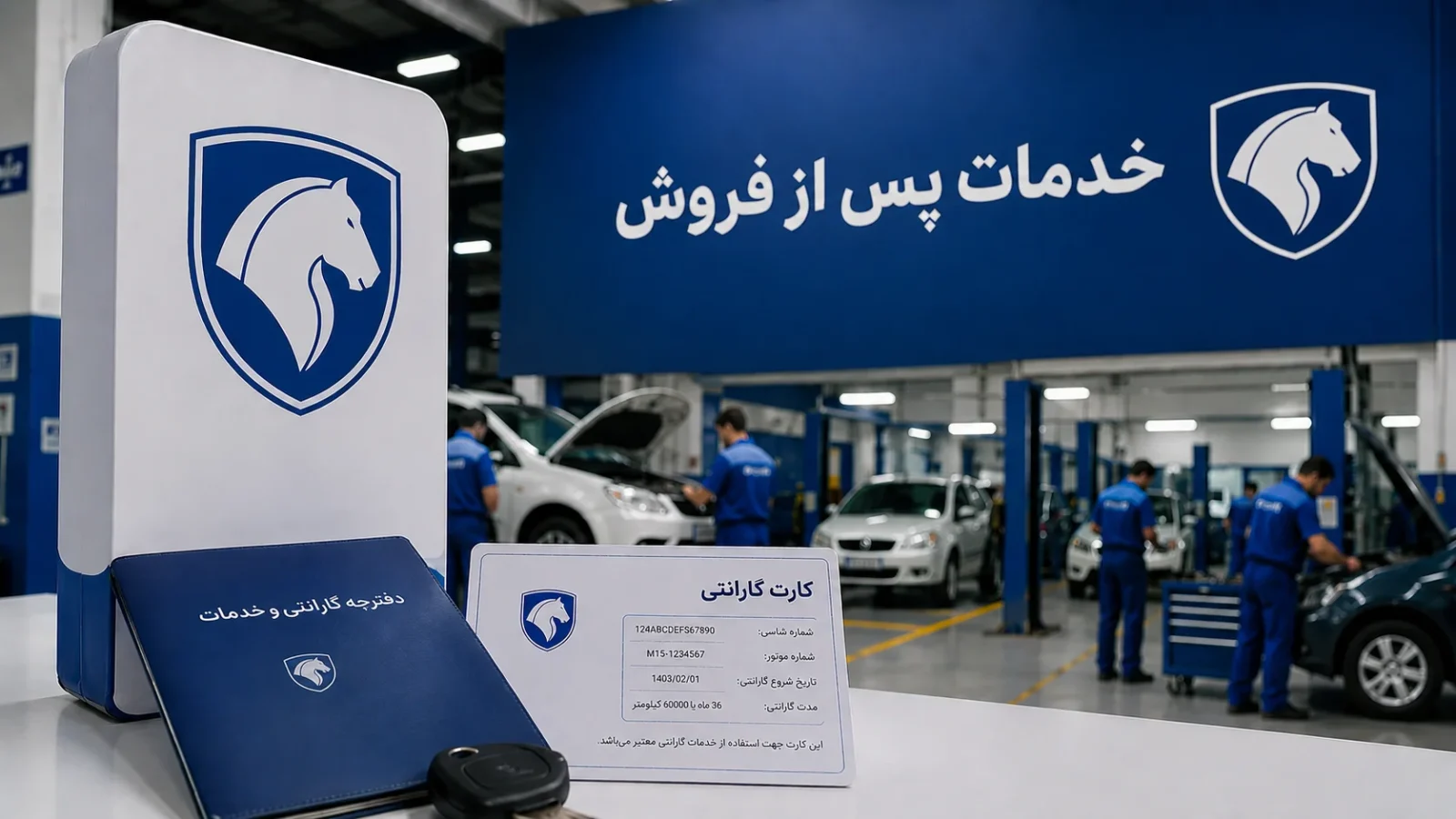 جدول جدید گارانتی محصولات ایران‌خودرو منتشر شد