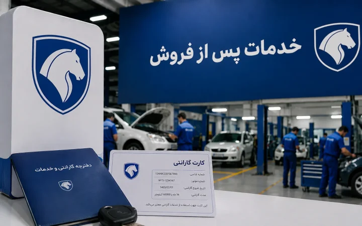 جدول جدید گارانتی محصولات ایران‌خودرو منتشر شد