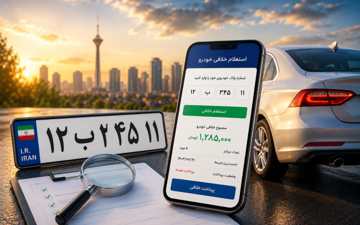 استعلام خلافی خودرو با پلاک؛ آیا امکان‌ پذیر است؟