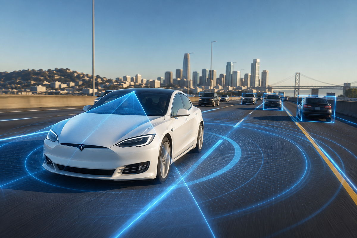 ماشین های تسلا چگونه کار میکنند؟ بررسی کامل سیستم خودران تسلا (Autopilot و Full Self-Driving)