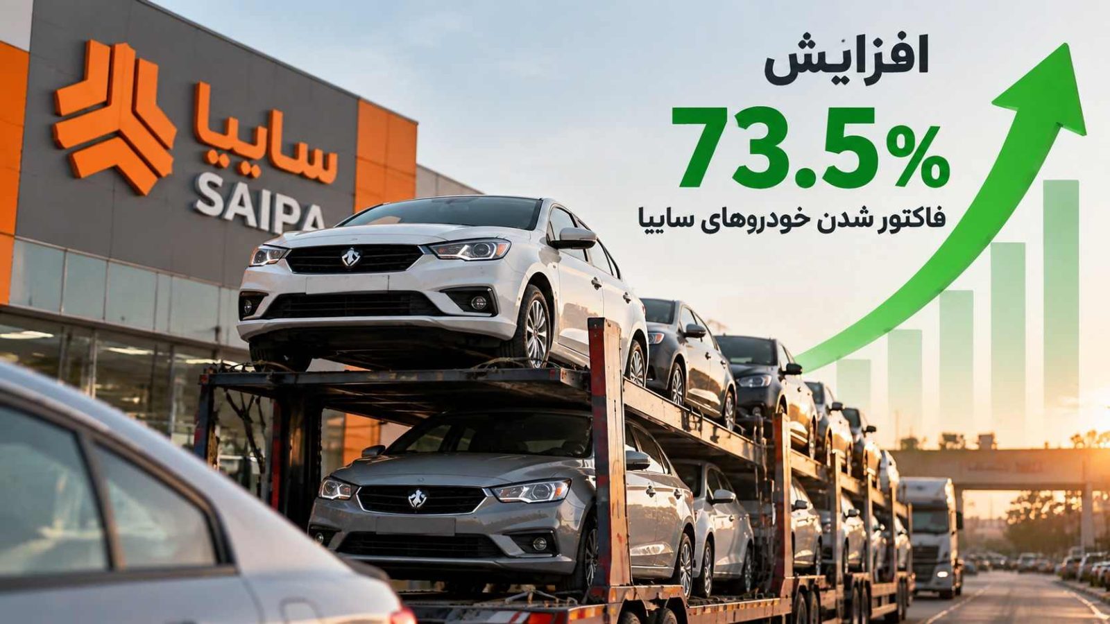 تحویل خودرو سایپا سرعت گرفت؛ افزایش ۷۳.۵ درصدی فاکتور شدن خودروها در دو ماه اخیر